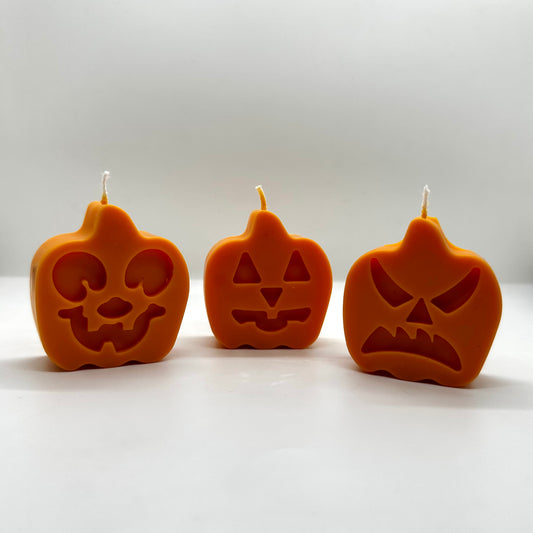 3 Pack - Halloween Pumpkin Candles