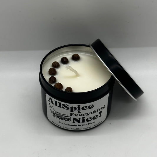 'Allspice & Everything Nice' 4 oz. Tin Candle