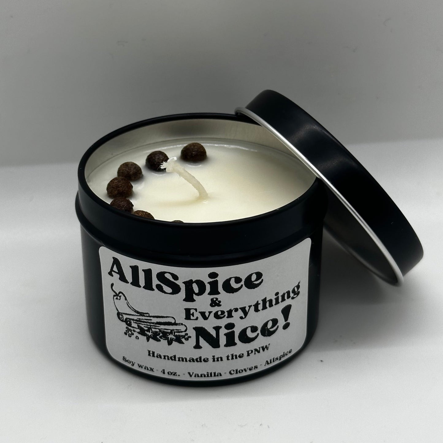 'Allspice & Everything Nice' 4 oz. Tin Candle