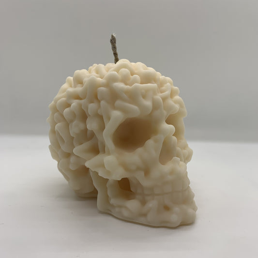 The Naked Skull Candle