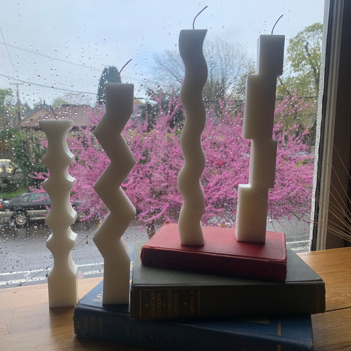 Funky Pillar Candles